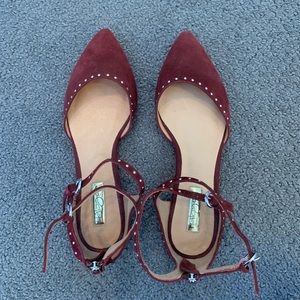 Burgundy Halogen flats